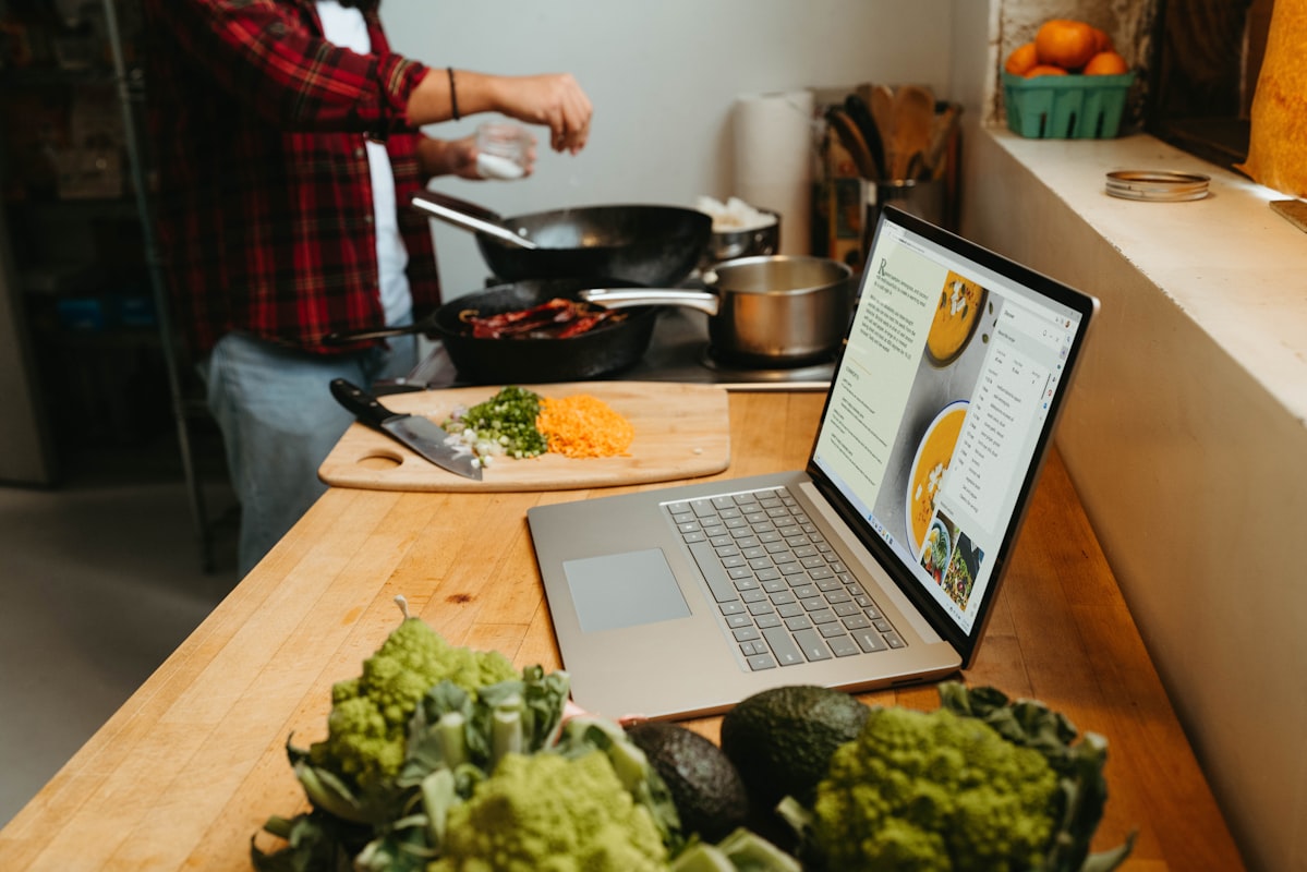 Grain cooking demonstration